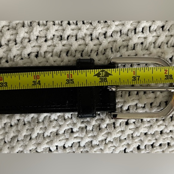 Banana Republic Men’s Black Genuine Leather Belt, Dress/Business; Size M - Picture 9 of 9